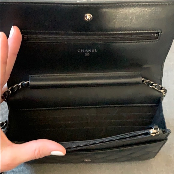 Chanel boy wallet on chain black quilted - Picture 4 of 8